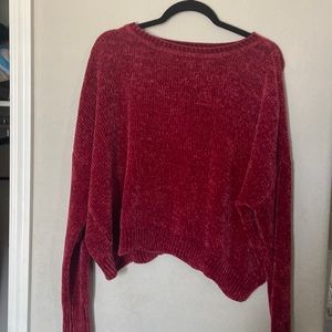 Burgundy pull over
